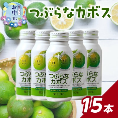 【お中元ギフト】 つぶらなカボス 15本 ≪7/1～8/9の期間に発送≫_I02049-S