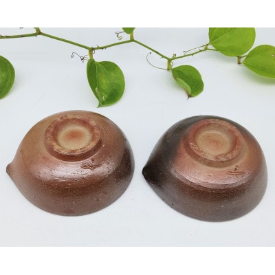 備前焼小鉢2個セット(登り窯)
