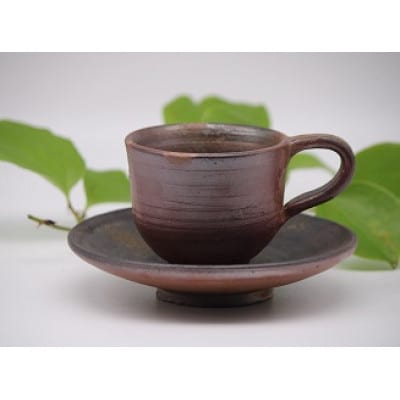 備前焼コーヒーカップセット(登り窯)