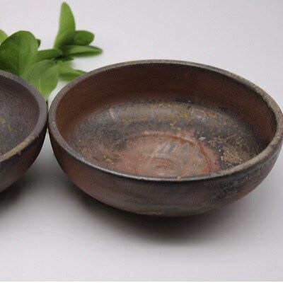 備前焼鉢2個セット(登り窯)