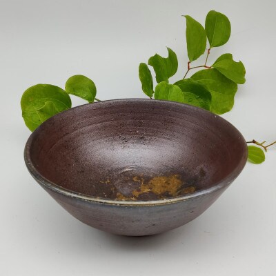 備前焼丼鉢・魚箸置き2個セット(登り窯)