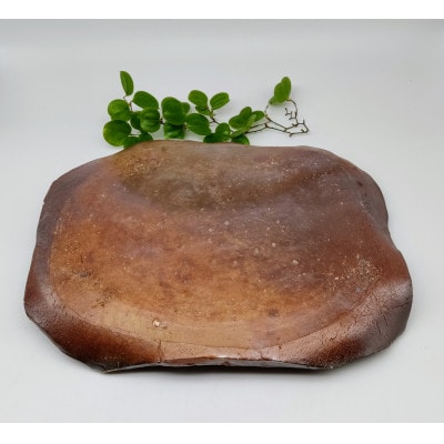 備前焼たたき大角皿(登り窯)