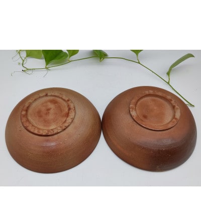 備前焼中鉢2個セット(登り窯)