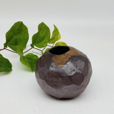 備前焼1輪差しゴロン1輪2(登り窯)