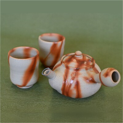 備前焼　番茶セット
