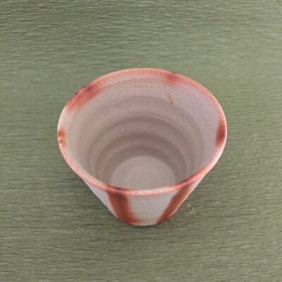 備前焼　ペアフリーカップ【緋襷(ヒダスキ)】