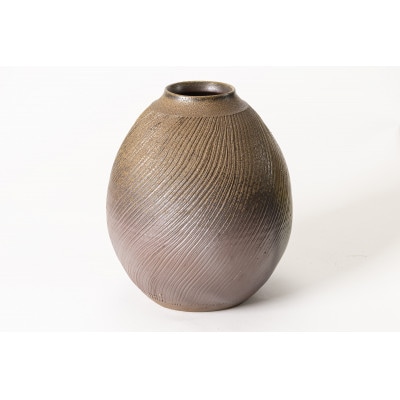 山麓窯の線紋中壺