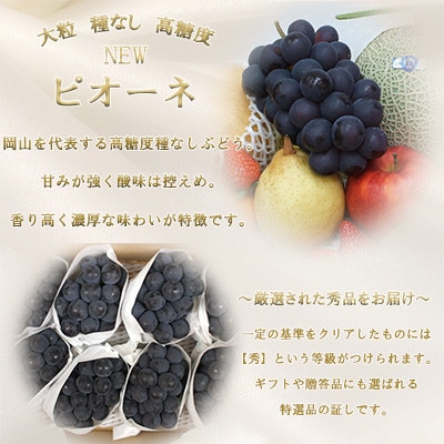 岡山県産　ニューピオーネ　大房2房