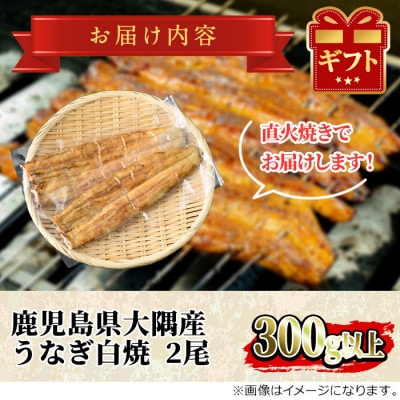 老舗うなぎ専門店のうなぎ白焼　2尾セット【20875】
