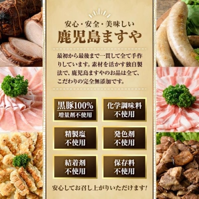 サクラ農場の鹿児島黒豚! しゃぶしゃぶ 味比べセット (ロース・バラ・モモ) 【0175129a】