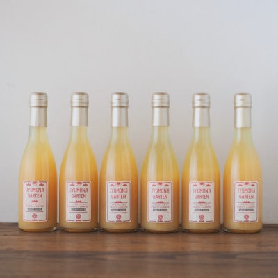 桃とシャルドネのジュース100%スパークリング(250ml×6本)
