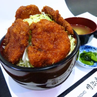 【明治亭ソースかつ丼】人生勝丼ヒレかつセットG