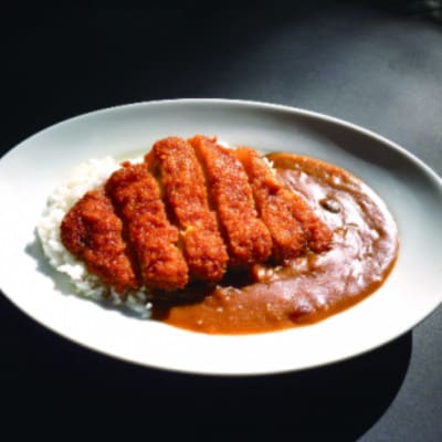 【明治亭ソースかつ丼】人生勝丼セットA(オリジナルカレーつき)