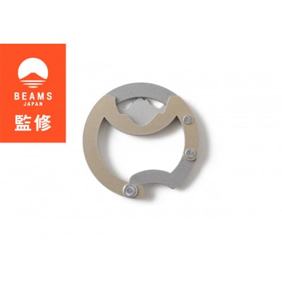 【BEAMS JAPAN監修】駒ヶ根市 リンクリング 信州の金属細工 【ゴールド】