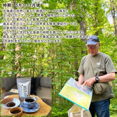 駒ヶ岳山麓リゾート森あるき体験 2名様分 道の駅しかべ間歇泉公園 入園券付 OK02