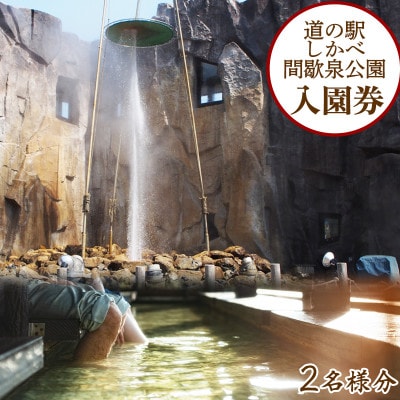 道の駅しかべ間歇泉公園 入園券 2名様分 NK02-2