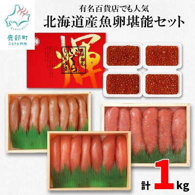 丸鮮道場水産 有名百貨店でも人気の北海道産魚卵堪能セット 計1kg Mc16 2 お礼品詳細 ふるさと納税なら さとふる