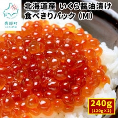 丸鮮道場水産 北海道産いくらしょうゆ漬け食べ切りパック(M)MC95-2