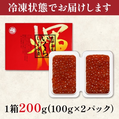 丸鮮道場水産 北海道産いくらしょうゆ漬け 100g×2個(計200g) MC002-6S
