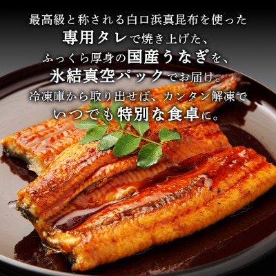 国産うなぎ蒲焼き 1尾 F65