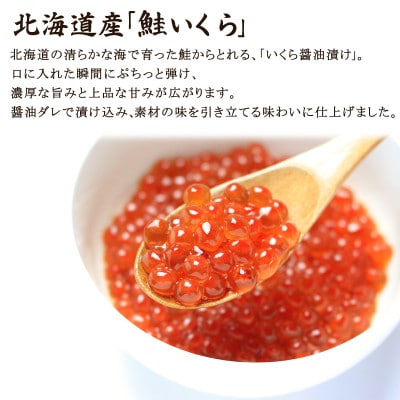 北海道産 おうちで海鮮丼セット キタムラサキウニ100g いくら醤油漬け100g F81