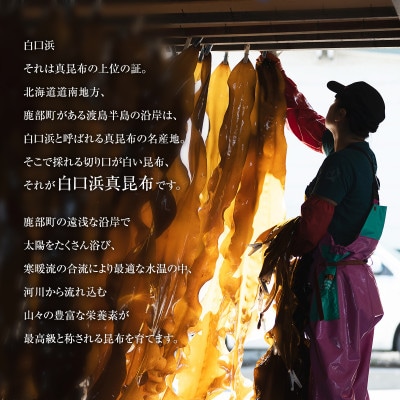 【北海道鹿部町産】天然白口浜真昆布使用 根昆布だし 500ml×6本 SS22-2