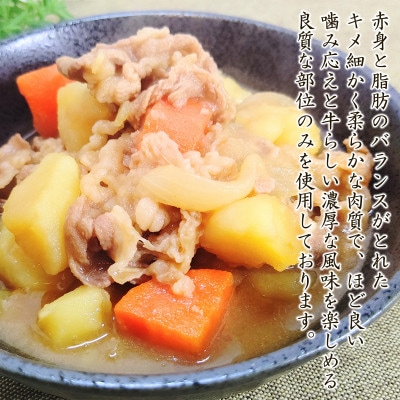 北海道産 鹿部牛 肩ロース スライス 500g DF06-2