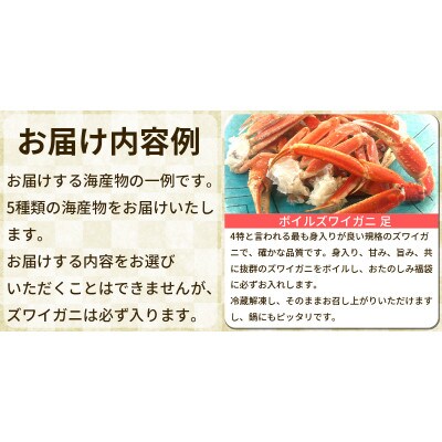 北海道の海鮮<おたのしみ福袋> 訳あり 5種 最大3kg SM50-3