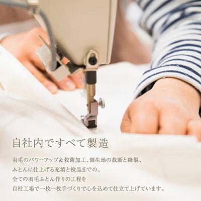 保温力抜群の羽毛掛ふとん『E6060』