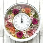 プリザーブドフラワー　花時計