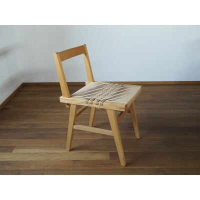 【UMEBACHI FURNITURE】 ペーパーコードチェア　国産クリ材　【申込後生産】