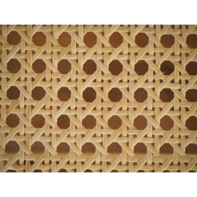 【UMEBACHI FURNITURE】 ラタンのスツール　国産クルミ材　籐張　【申込後生産】