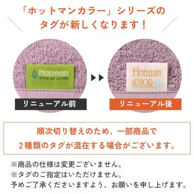 【1秒タオル】ホットマンカラー12  ミニバスタオル2枚セット