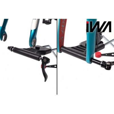 ディスプレイ&メンテナンススタンド　iWA1+フォークサポートセット　白