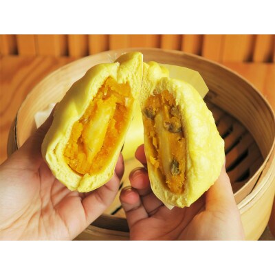 あいすの家の栗山食材の【南瓜あんまん】180g×6個セット