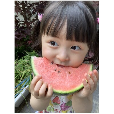 小玉スイカ「ピノ・ガール」1.5kg×2玉　北海道産～シャリ甘～