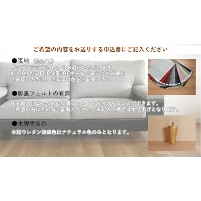 ソファー 2人掛け【張地14色から選択可】シンプルモダン(ディオ)
