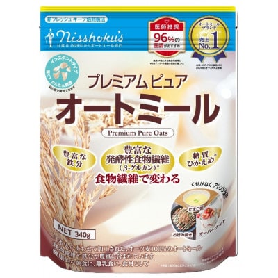 日食 プレミアムピュア オートミール(インスタントタイプ)340g×12袋