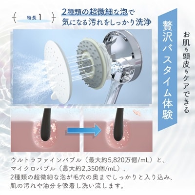 ファインバブルシャワーヘッド　FWS1