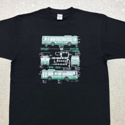 金剛バス　レガシーTシャツ　XLサイズ(ブラック)
