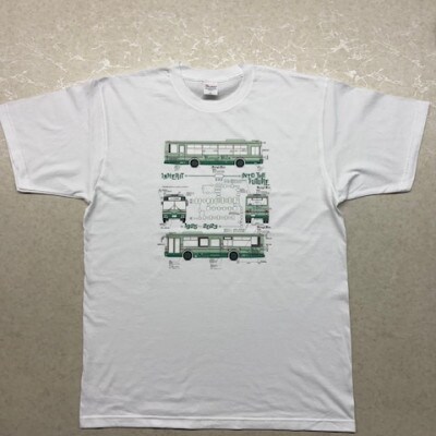 金剛バス　レガシーTシャツ　XLサイズ(ホワイト)