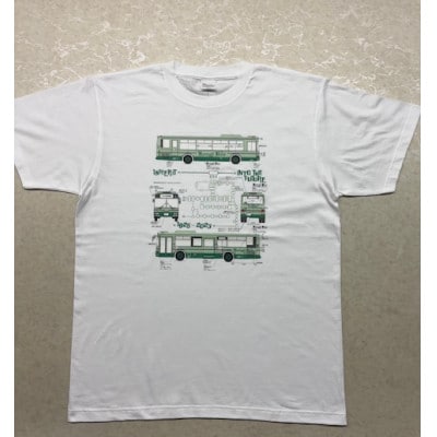 金剛バス　レガシーTシャツ　Lサイズ(ホワイト)