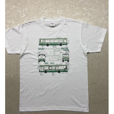 金剛バス　レガシーTシャツ　Mサイズ　(ホワイト)