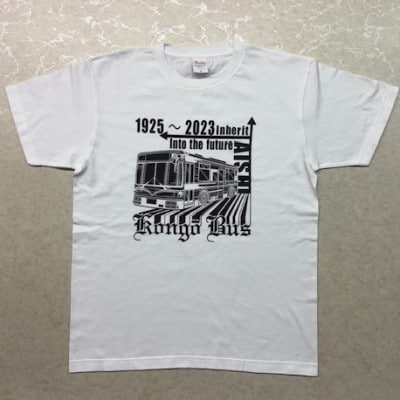 金剛バス　記念Tシャツ　Mサイズ(ホワイト)