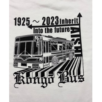 金剛バス　記念Tシャツ　Mサイズ(ホワイト)