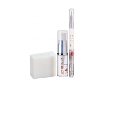 Jponeira生の椿油15ml&ネイルケア&シャボンセット