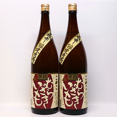 球磨焼酎　堤酒造　黒麹 むらさきいも 1800ml×2本