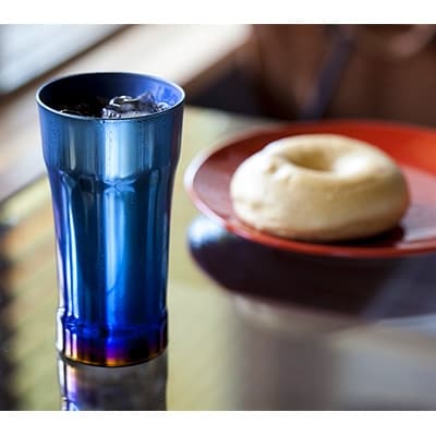 【MAVERICK】チタン製タンブラー　「プレミアム」 アクア