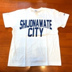 「SHIJONAWATE CITY」Tシャツ　1枚(白・Sサイズ)