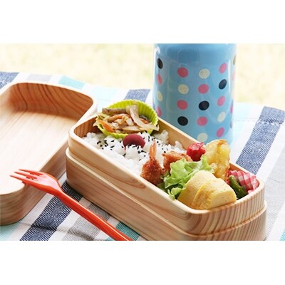 紀州桧弁当箱タイプ　S-4　NA　ナノコート